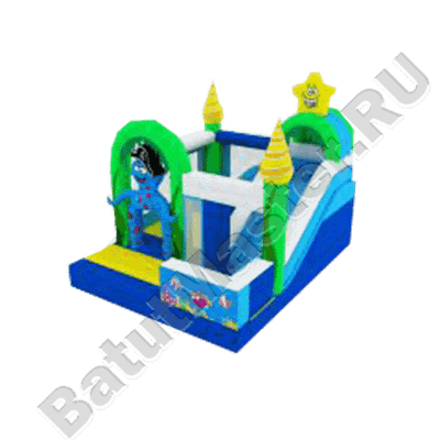 Коммерческий надувной батут "Осьминог"