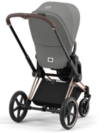 Коляска 3 в 1 Cybex Priam IV Rosegold complete и автокресло Cloud T i-Size Platinum White Plus Mirage Grey