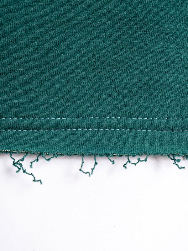 Шорты Logo темно-зеленые - фото 3