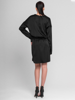 Платье мини с фигурным низом