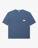 Футболка Ymkashix logo face темно-синяя