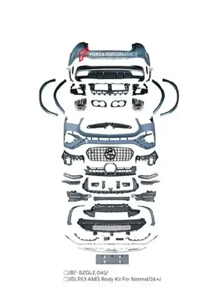 Обвес переделка Mercedes-Benz GLE W167 Рестайлинг 2023+ в AMG GLE53 W167 Рестайлинг 2023+ Мерседес Бенц ГЛЕ класс