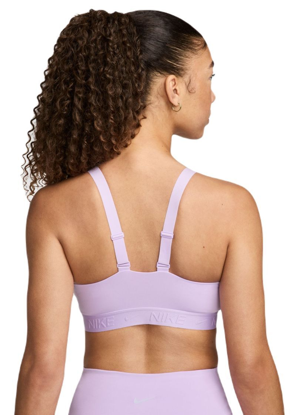 ТОП теннисный Nike Indy Medium Support Padded Adjustable Sports Bra - Фиолетовый
