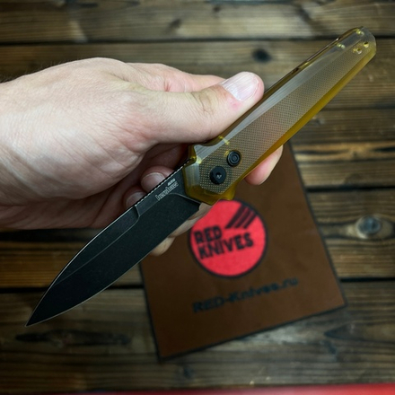 Нож Kershaw Launch 15 - рукоять ультем, клинок черный RK-489