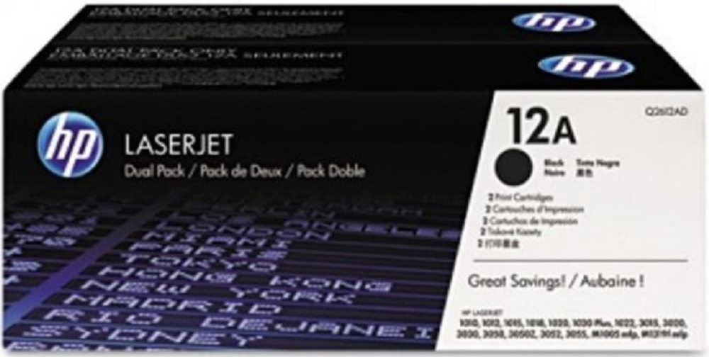 Набор картриджей HP Q2612AD