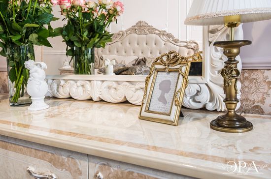 Комод ПАТРИСИЯ широкий корень крем глянец