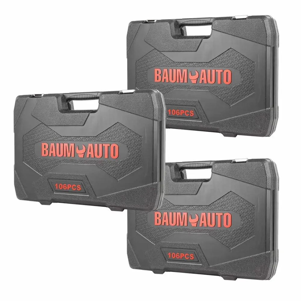 ( 3 K-T ) Набор инструментов 106пр. 1/4'' 1/2'' (6гр.)(5-32мм) Baum Auto BM-41061-5 ( 3 K-T )