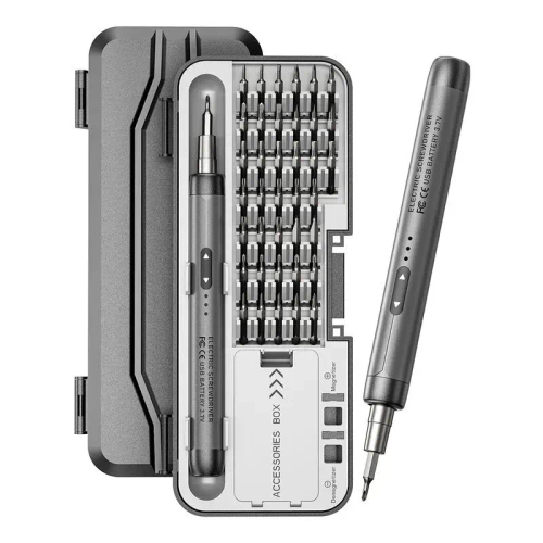 Аккумуляторная отвертка с битами (набор) USB