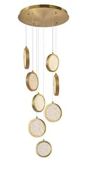 D2061-DW-8 BRASS (1) Люстра NW