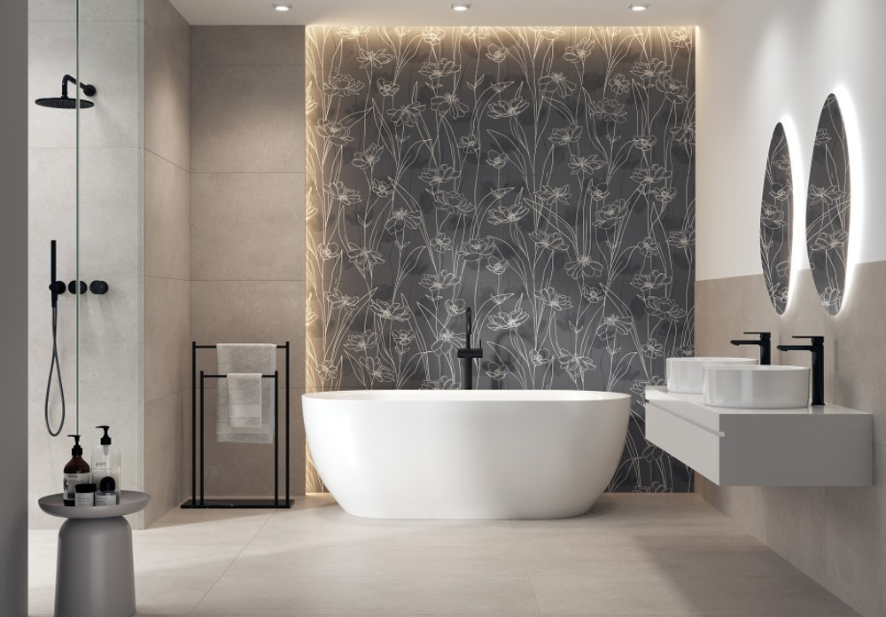 FLORISTA Серый 600*1200 керамогранит матовый