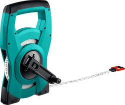 KRAFTOOL 50 м, геодезическая стальная мерная лента (34185-50)