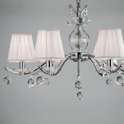 Citilux Шелли CL438161 Люстра подвесная с абажурами Хром