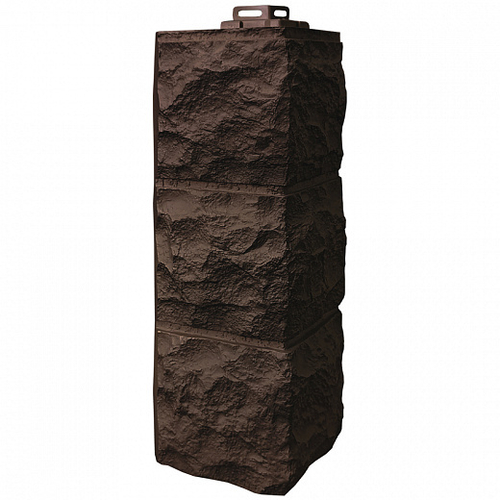 Наружный угол Доломит, тёмно-коричневый Fineber (Файнбир)