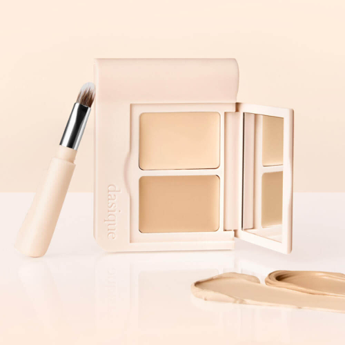 Dasique Pro Cover Dual Concealer Palette палетка консилеров с кистью