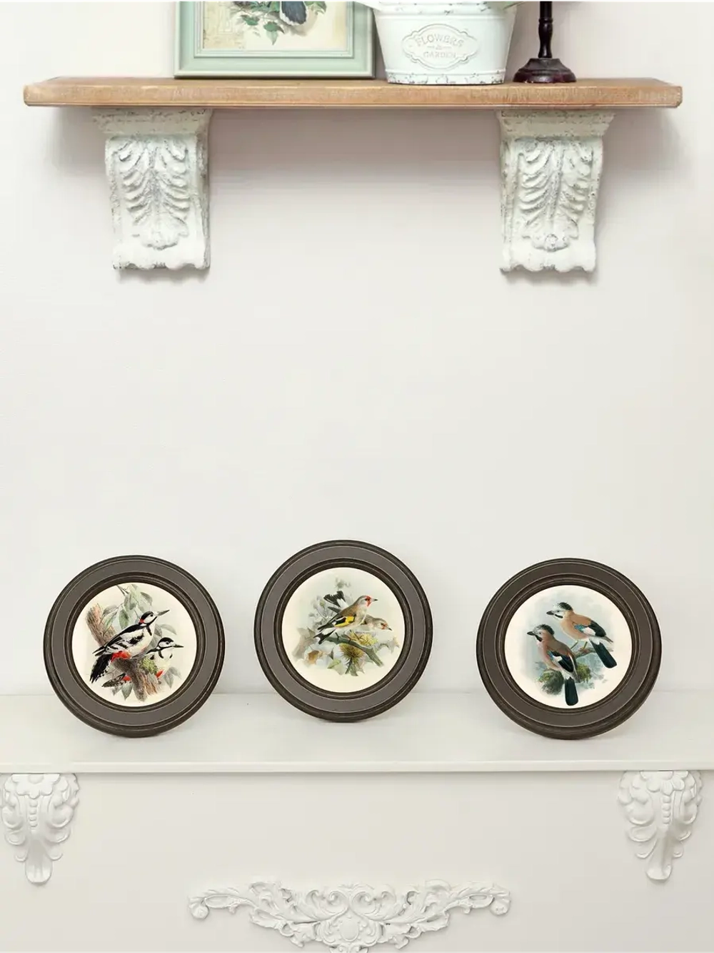 Картины на стену интерьерная на холсте 3 шт 17.5 см