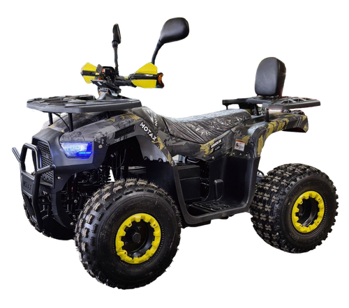 Квадроцикл MOTAX GRIZLIK E1500 2024 черный-желтый  камуфляж (электро)