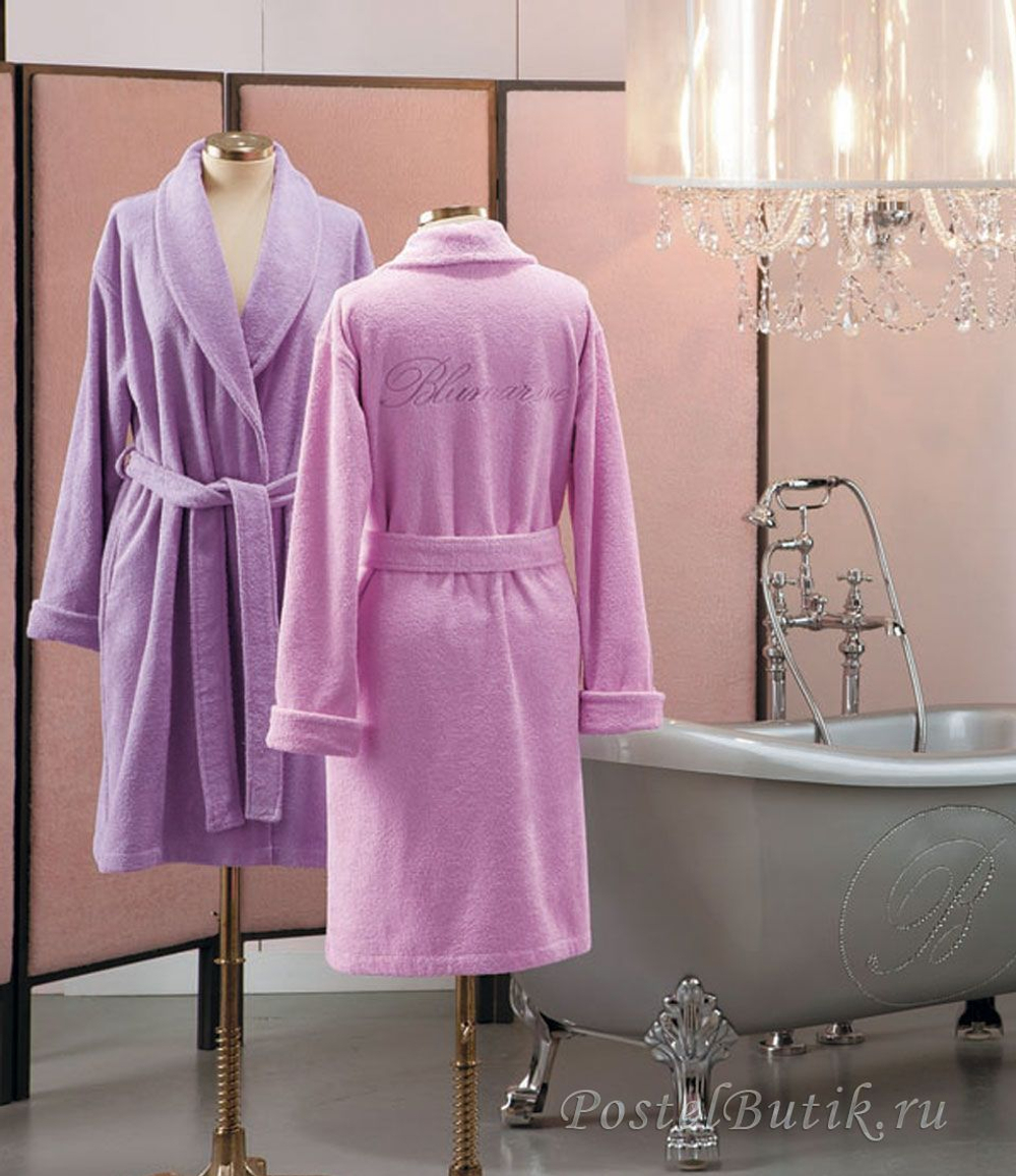 Элитный халат махровый Top Model розовый от Blumarine