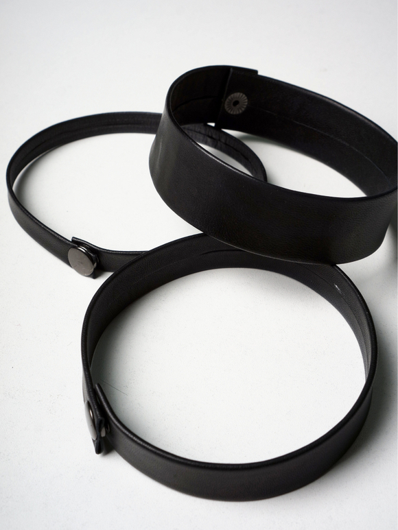 Чокер из натуральной кожи