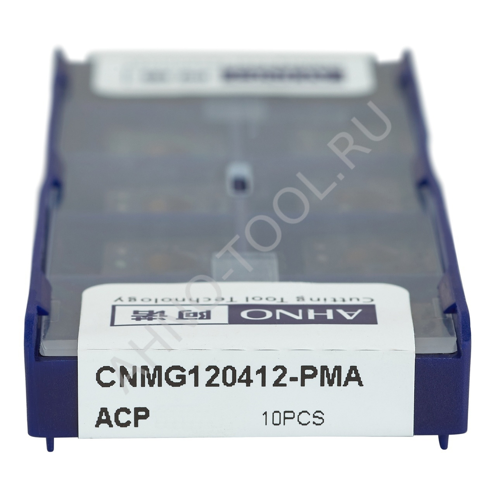 Пластина твердосплавная ISO CNMG120412-PMA ACP20E AHNO по стали, получистовая