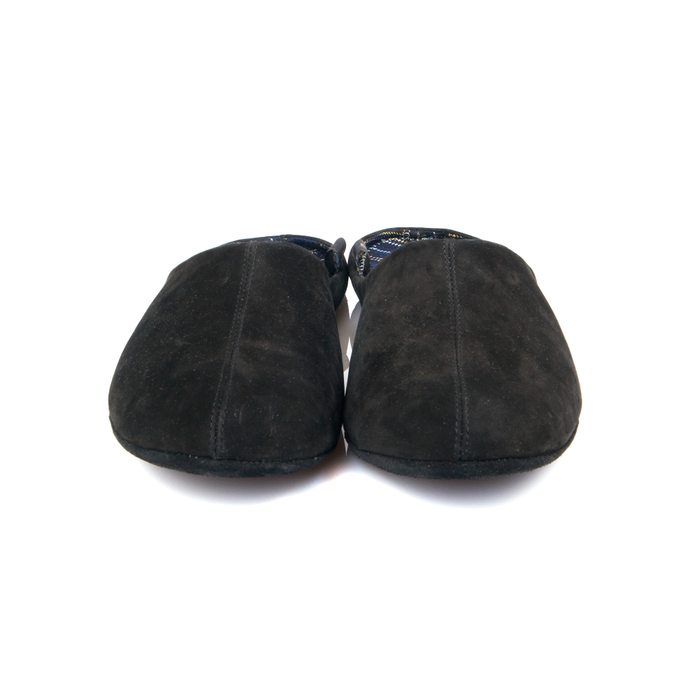 777137 туфли домашние мужские черные