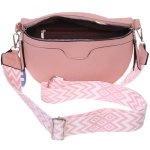 Сумка женская через плечо «ИМАНИ», цвет пудровый, три кармана, 24*19*7*5см (лейбл Ultramarine)