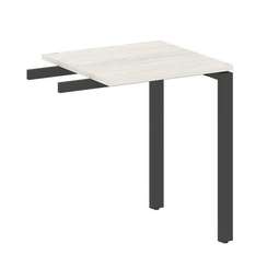 Metal System Приставной элемент на П-образном м/к БП.ПР-1 Дуб Наварра/Металл Антрацит 600*600*750