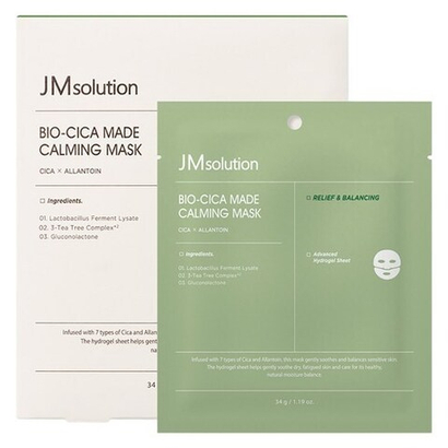 JMsolution Bio-Cica Made Calming Mask гидрогелевая маска с центеллой