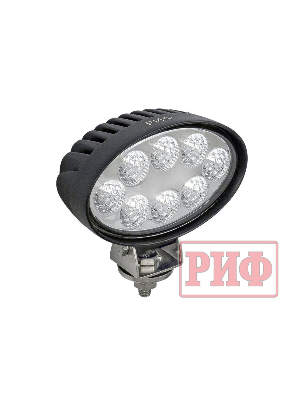 Светодиодная фара водительского света РИФ 142х122х66 мм 24W LED