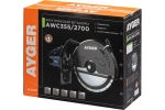 Электрический резчик по бетону AYGER сухой и мокрый рез AWC355/2700