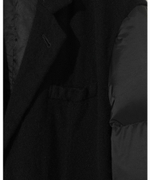 UNDERCOVER КУРТКА-ПУХОВИК ЧЕРНАЯ КОМБИНИРОВАННАЯ