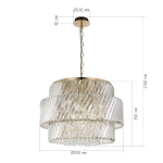 Подвесная люстра ST Luce RITZ SL6138.303.12