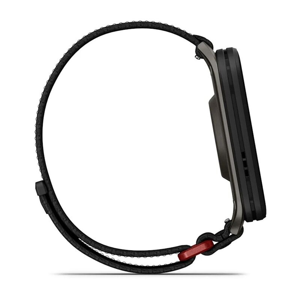 Garmin Venu X1 черные с серой титановой крышкой, черным нейлоновым ремешком ComfortFit