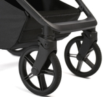 Детская коляска Peppy Monaco 3 в 1 с автокреслом Verona Black Black (черный), рама черная матовая