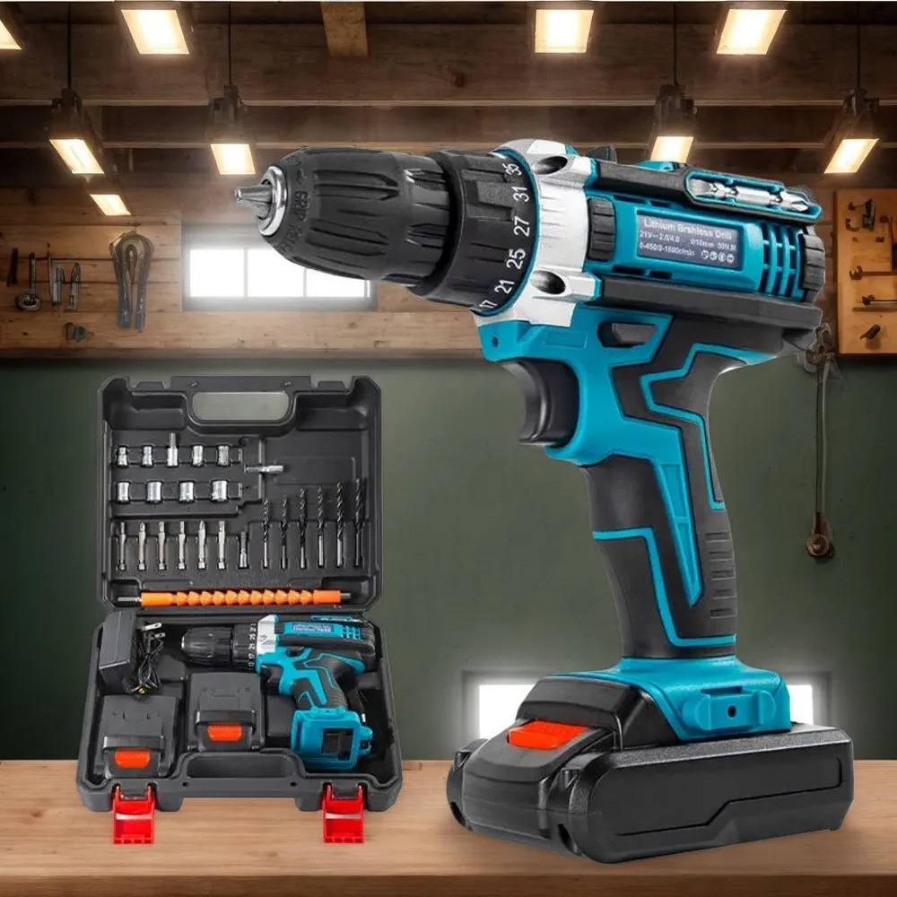 Шуруповерт, 21 В, 35 Нм, 2 АКБ