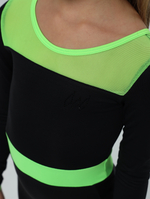 Комбинезон c салатовой вставкой