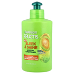 Garnier, Fructis, Sleek & Shine, несмываемый кондиционер для интенсивной разглаживания, вьющиеся, сухие, непослушные волосы, 300 мл (10,2 жидк. унц.)