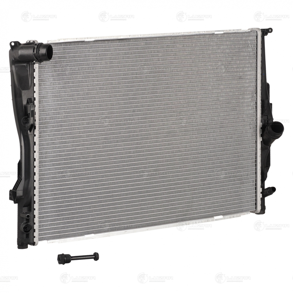 LRc 2637 -  Радиатор охлаждения для автомобилей BMW 3 (E90/E91) (05-) G (с доп. патрубком 16мм)