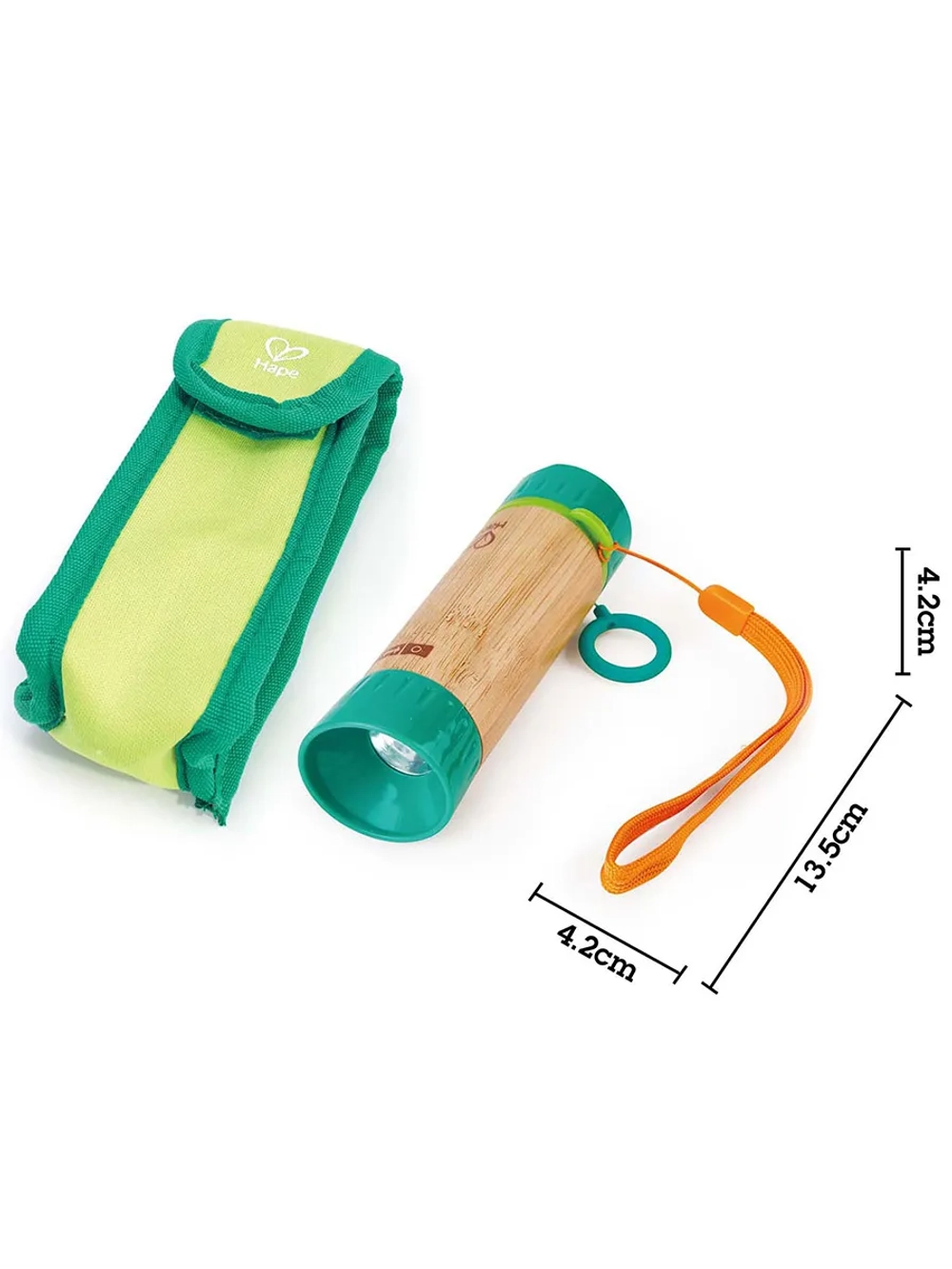 ФЦ! Детский механический фонарик Время путешествовать с чехлом (работает без батареек)