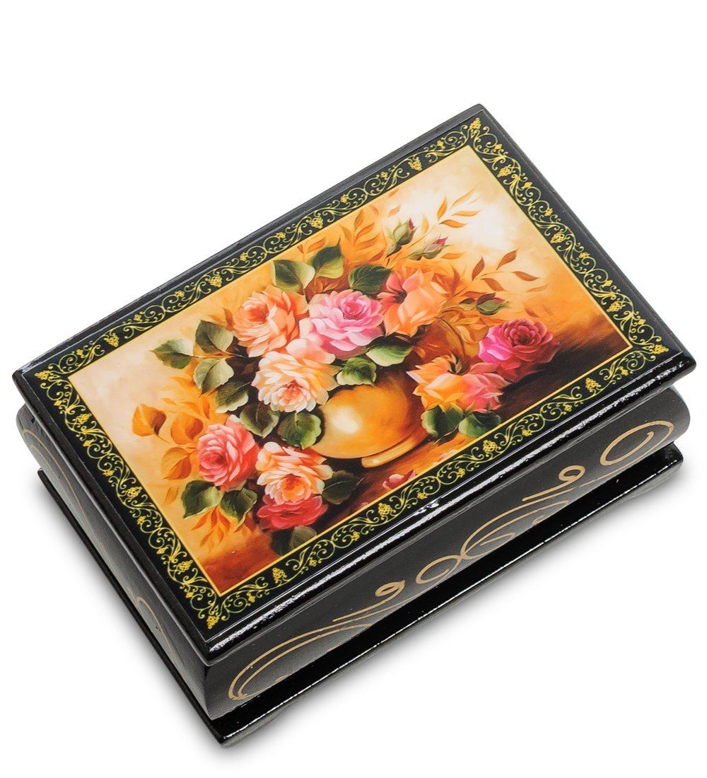 Народные промыслы ШК-11/ 1-P Шкатулка в технике декупаж (6х9х4)