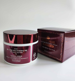 Крем для лица с муцином улитки ENOUGH Gold Snail Moisture Whitening Cream увлажняющий 50 мл