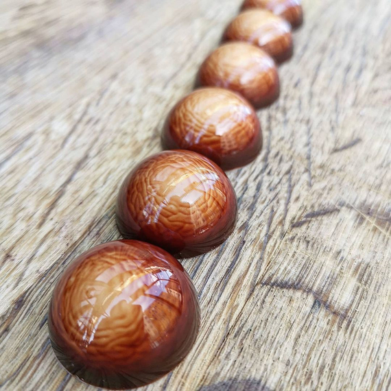 154 | Форма для шоколадных конфет &quot;Полусфера 50 мм&quot; (275*175 мм)