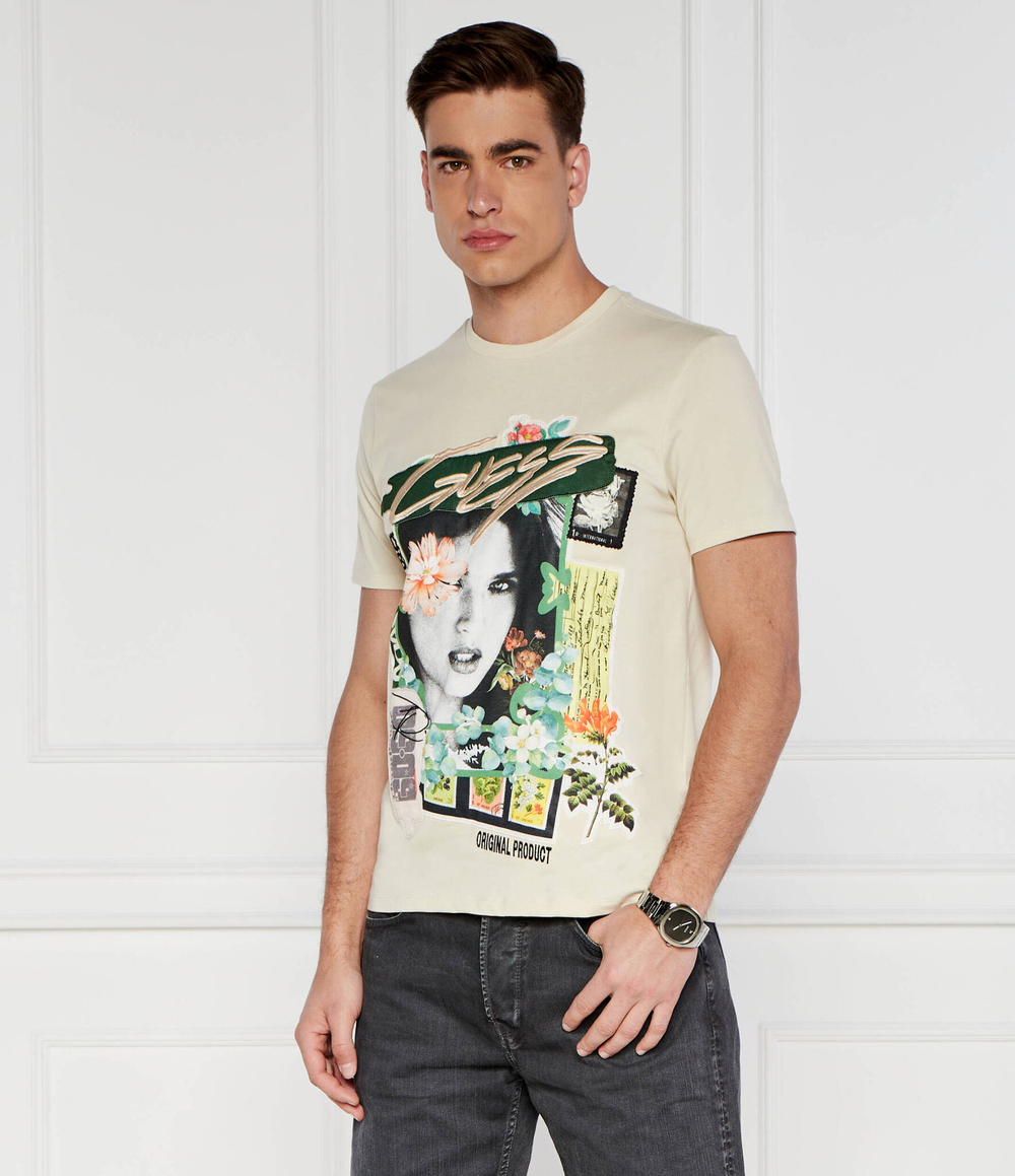 Футболка GUESS - бежевый(M4GI49 KBW41)