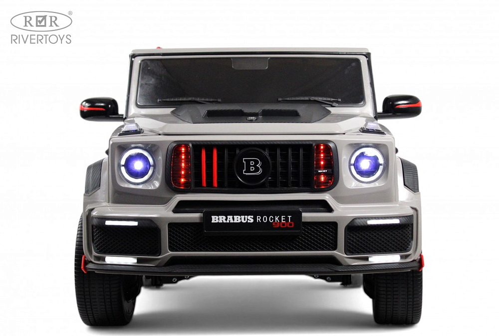 Детский электромобиль RiverToys Z888ZZ GREY/серый