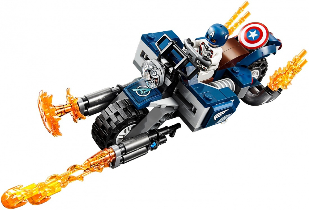 LEGO Super Heroes: Капитан Америка: Атака Аутрайдеров 76123 — Outriders Attack Set  — Лего Супергерои Марвел