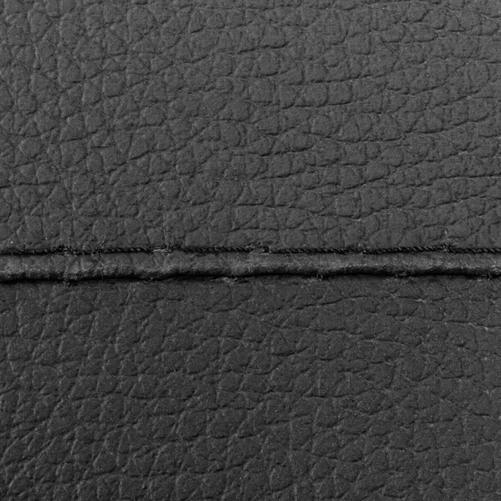 Стул Helmi HL-F03 "Самба", каркас металл алюм., экокожа, черный, орех BOX1