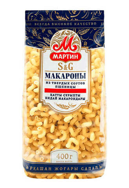 Макароны "Мартин" 400г. Пружинки №1 Желаевские Казахстан