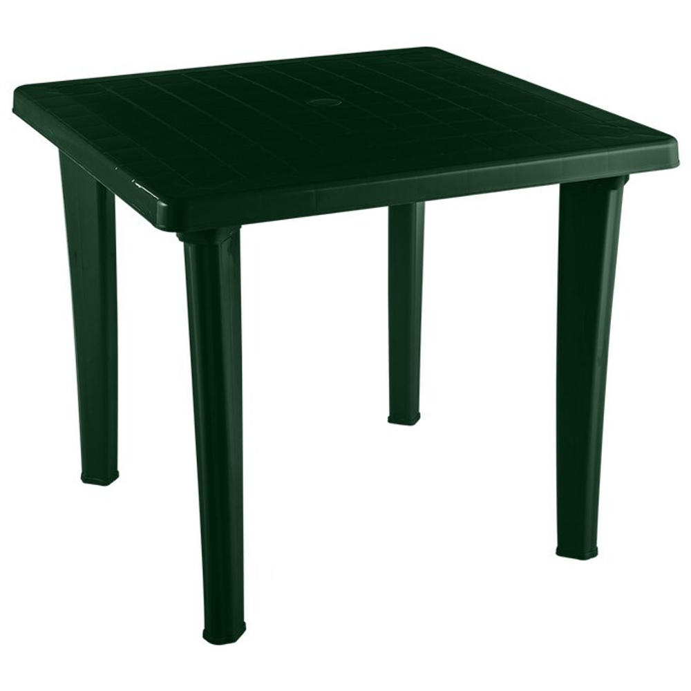 Стол квадратный "Элластик" Цвет: Тёмно-зелёный