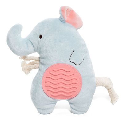 Игрушка для собак мягкая "Слоник с тренажером для зубов", 160мм , Triol