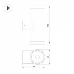 Светильник на штанге Arlight LGD-RAY 044850