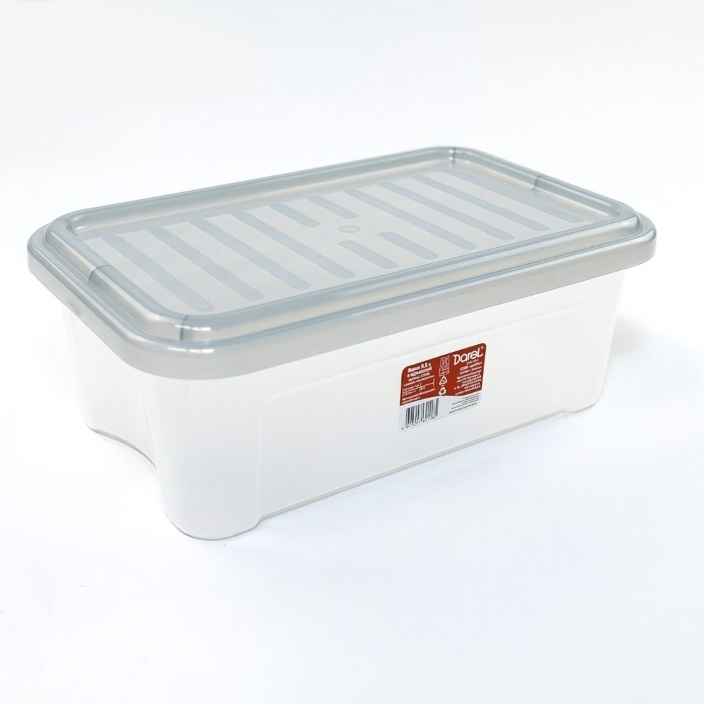 Ящик с крышкой DARELBOX 2,5л 260*165*98 серый
